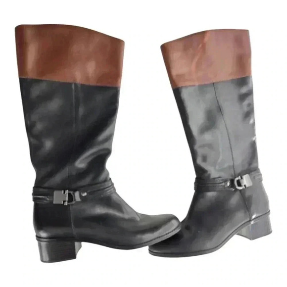 Bandolino Cabalina  Soft Leather Riding Boots, Size 8.5 - Picture 2 of 7